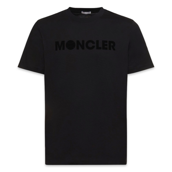Moncler Tennis Logo T-Shirt 'Black'