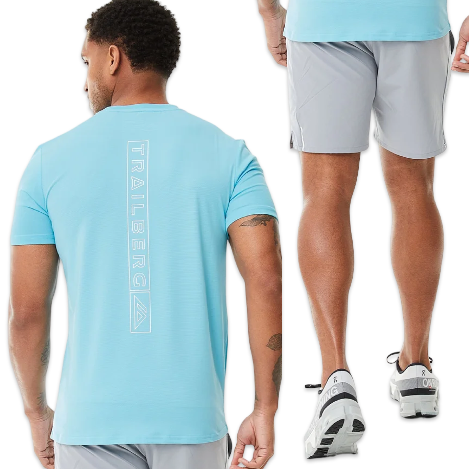 Trailberg Cloud T-Shirt & Shorts Set ‘Aqua’