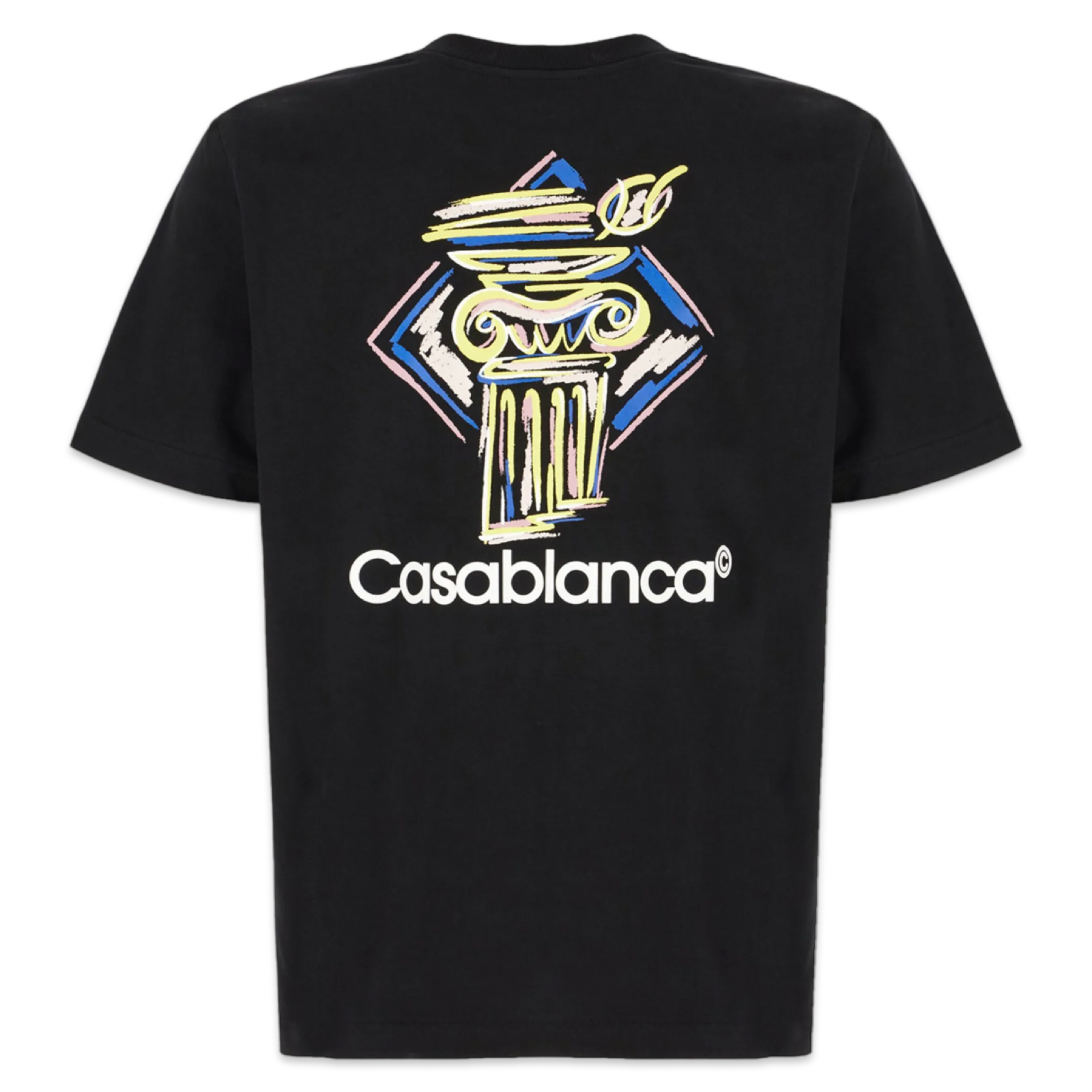 Casablanca Diamond Column Logo T-Shirt 'Black'