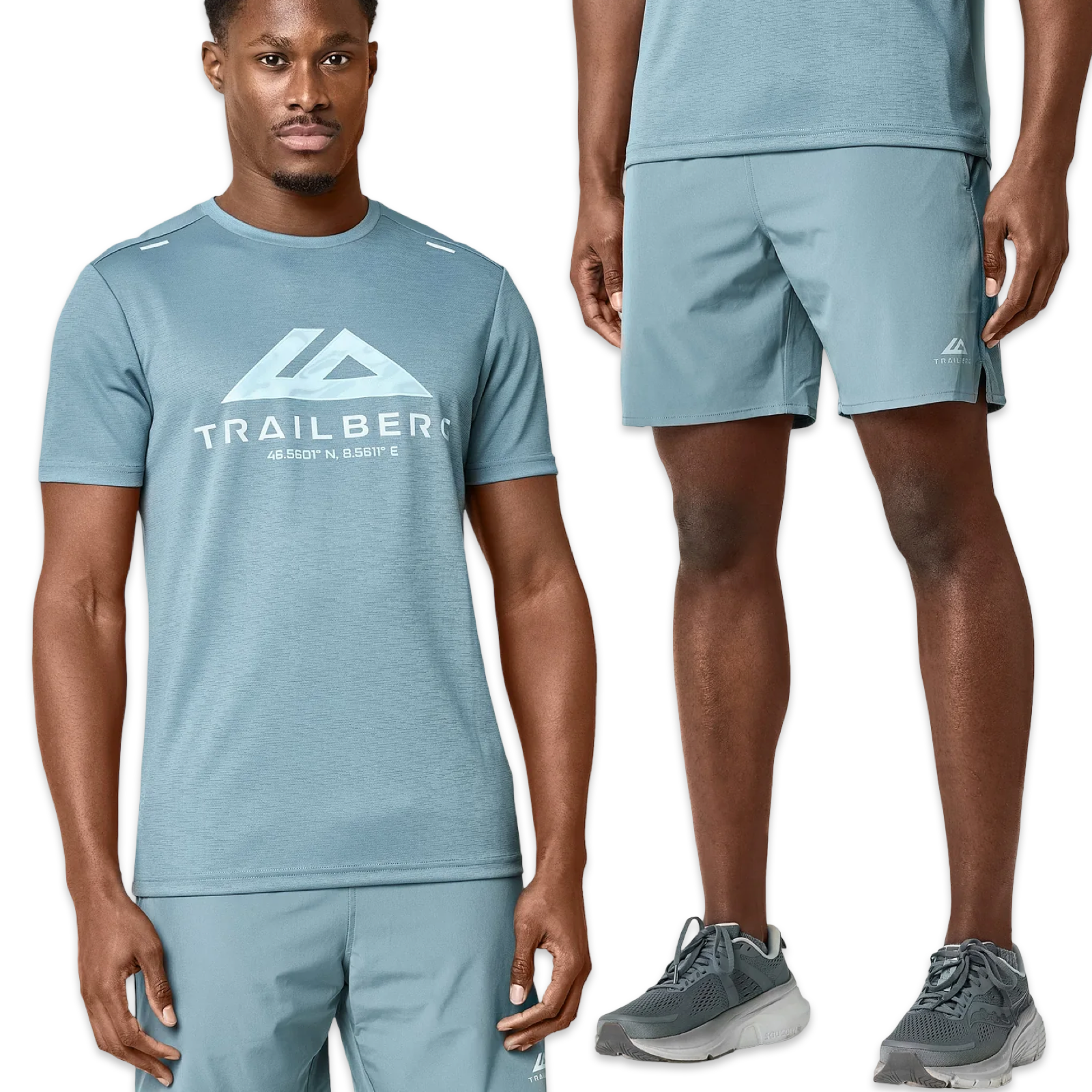 Trailberg Graphic T-Shirt & Shorts Set ‘Arctic’