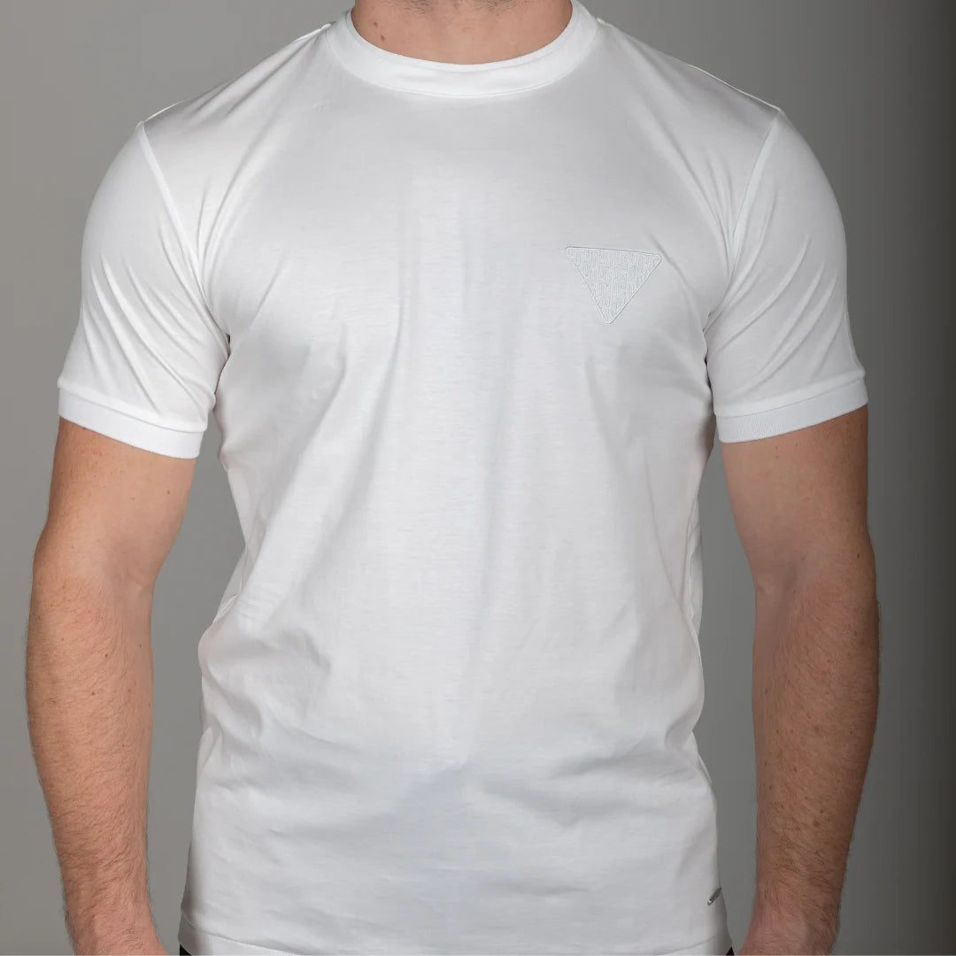 Lanka Mercerised Triangle T-Shirt ‘White’