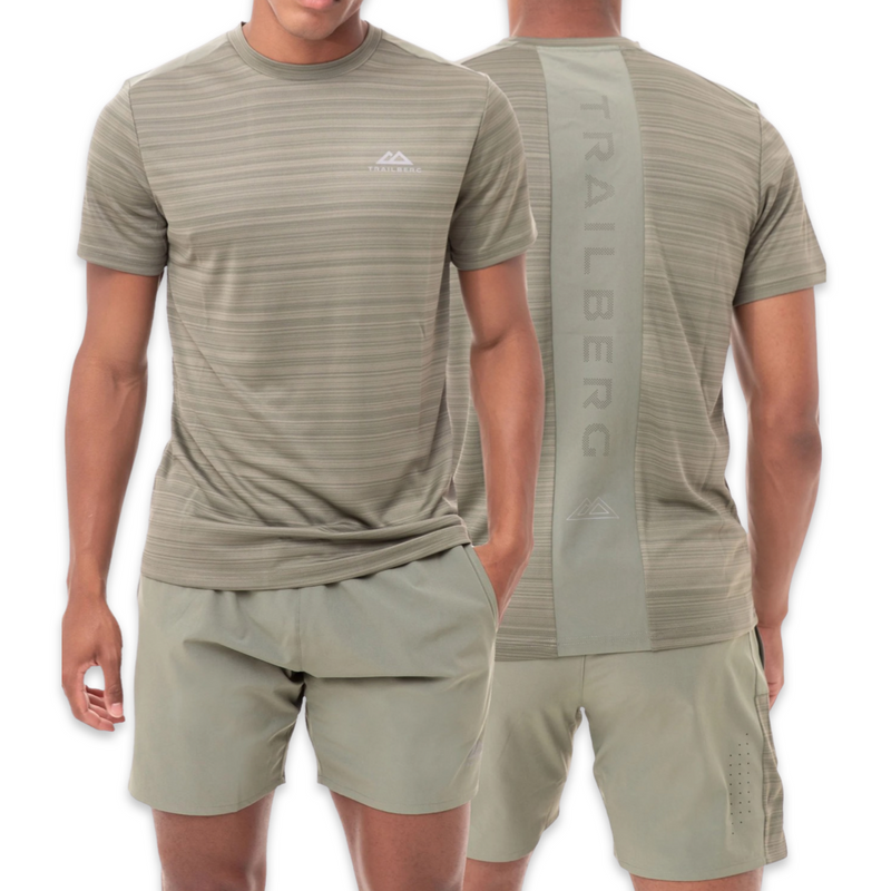 Trailberg Cloud T-Shirt & Shorts Set 'Olive'