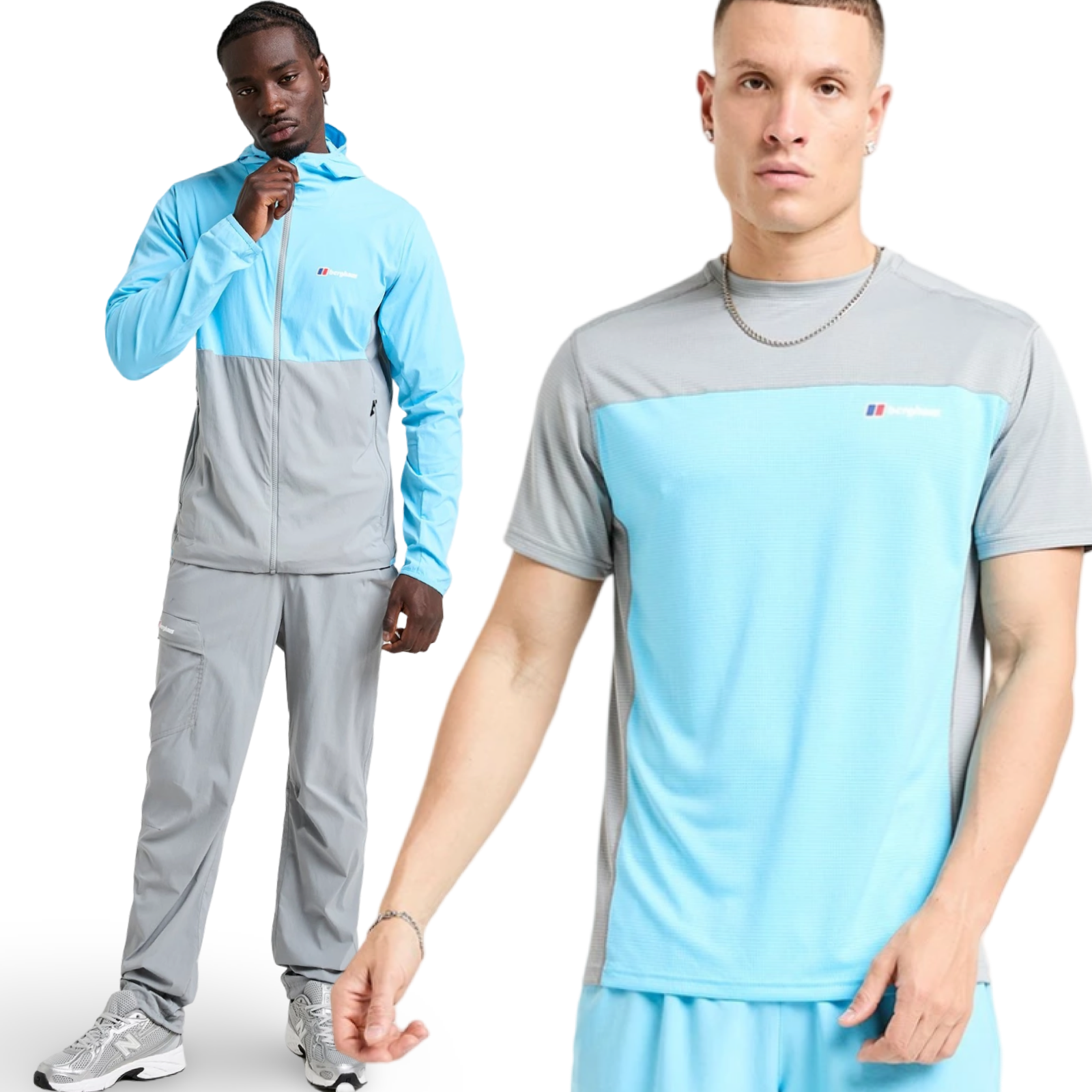 Berghaus 3 Piece Tracksuit 'Baby Blue Grey'