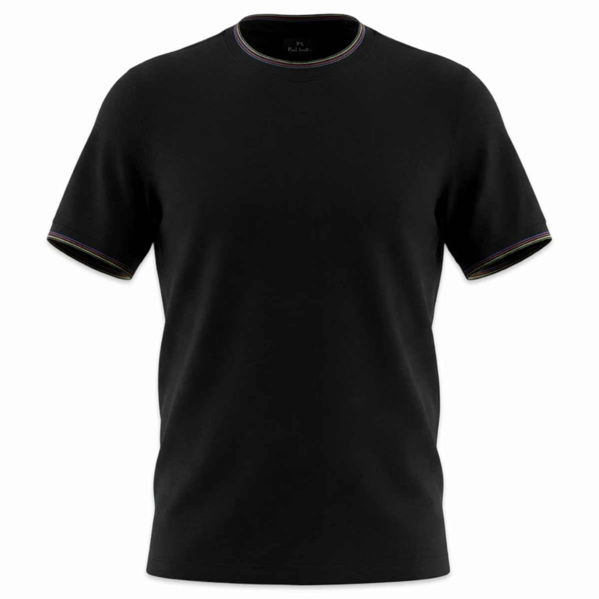 Paul Smith Stripe Trim T-Shirt ‘Black’
