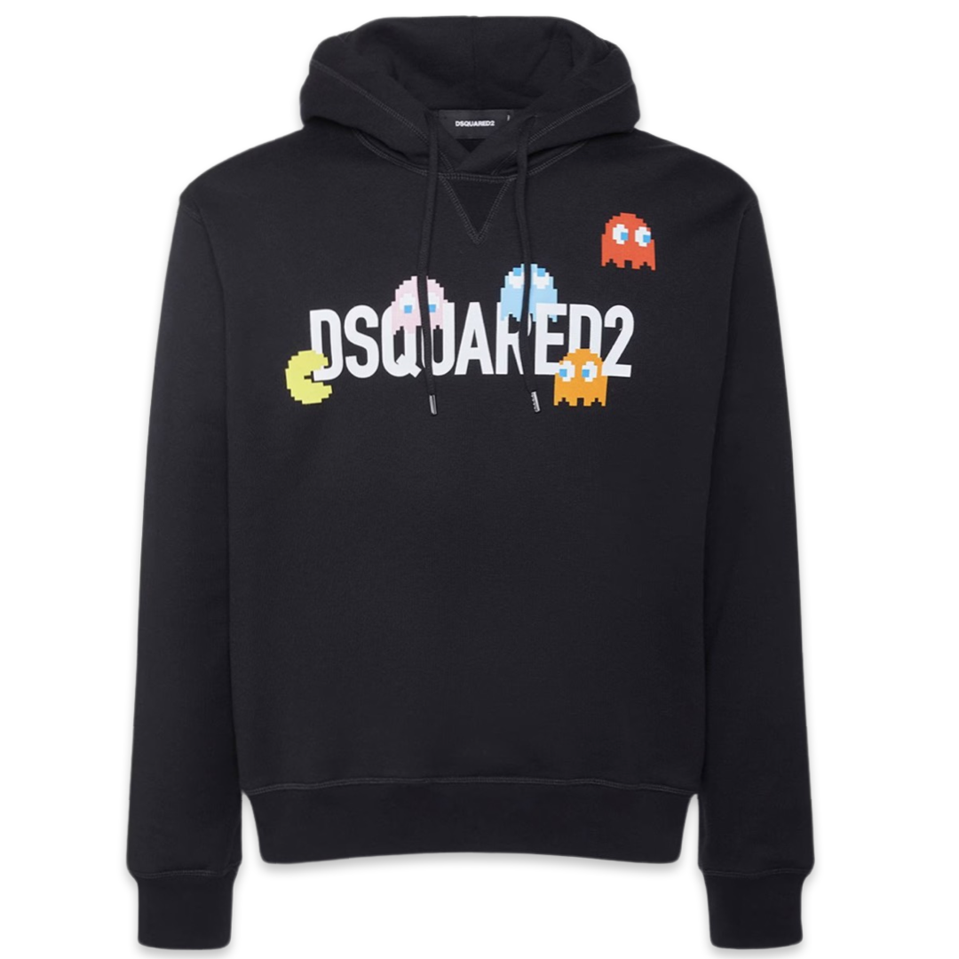 Dsquared2 Pac Man Hoodie 'Black'