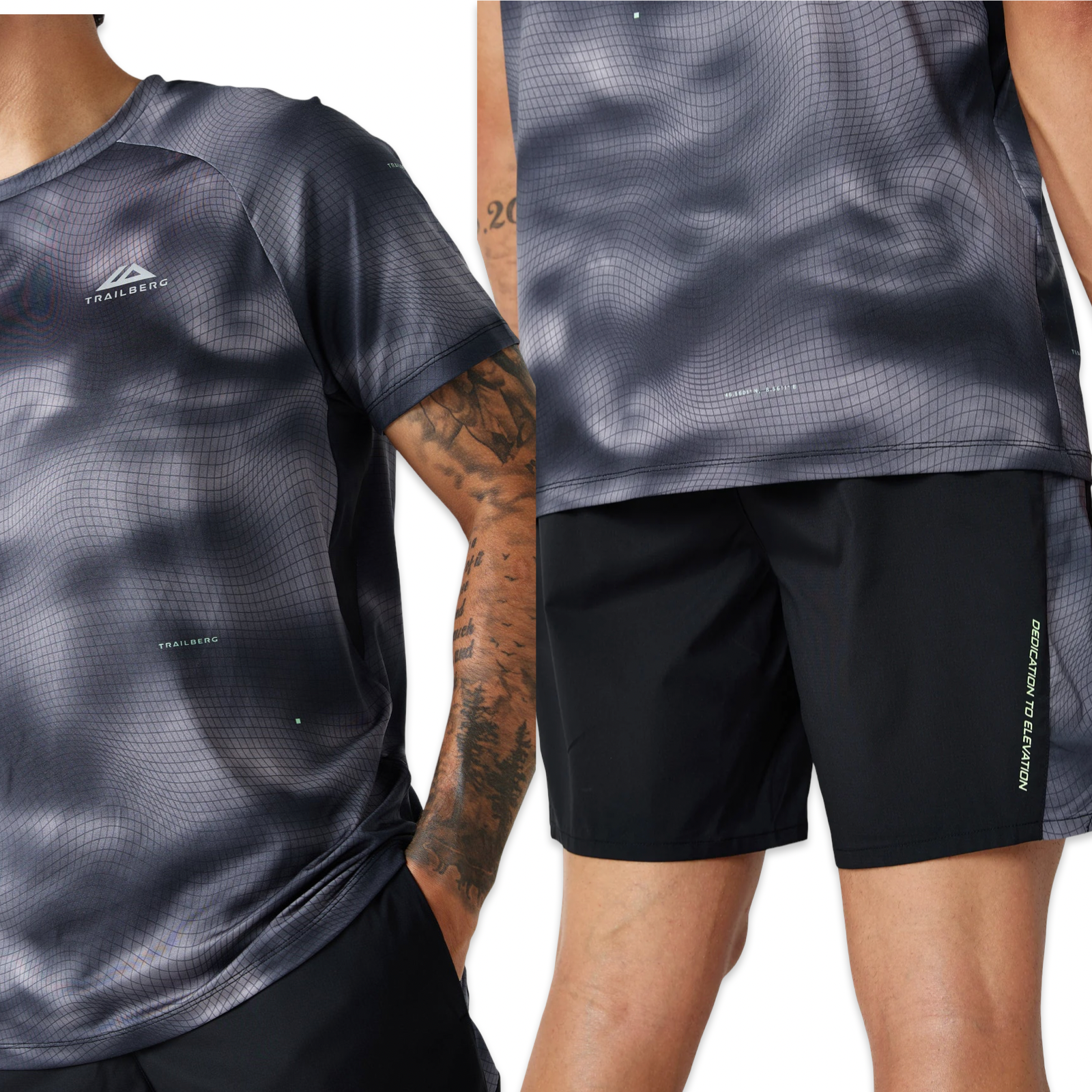 Trailberg Haze T-shirt & Shorts Set ‘Black’