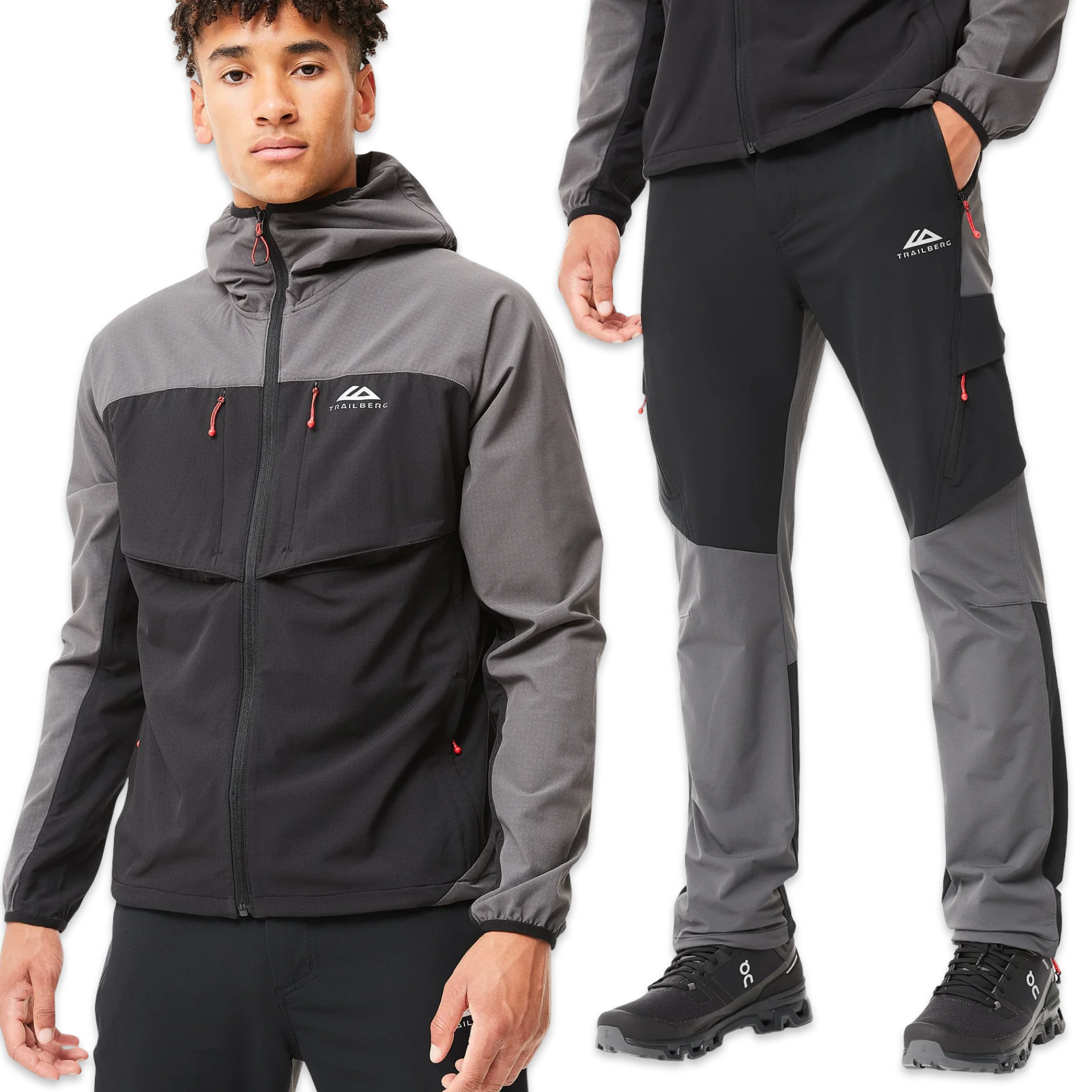 Trailberg Jura Tracksuit 'Black & Grey’