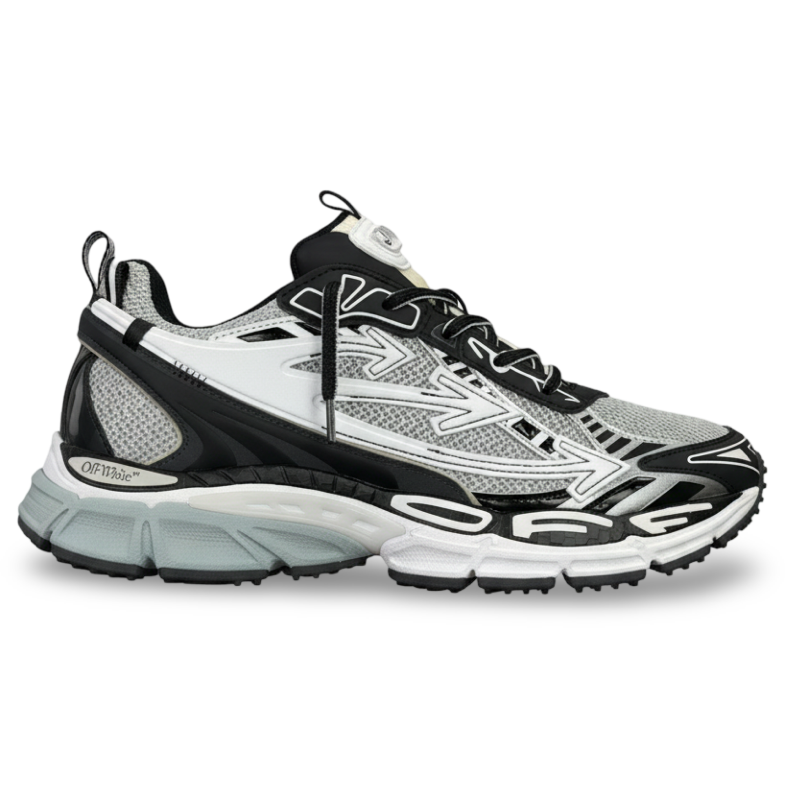 Off-White Low Top Sneakers 'Black/Grey'