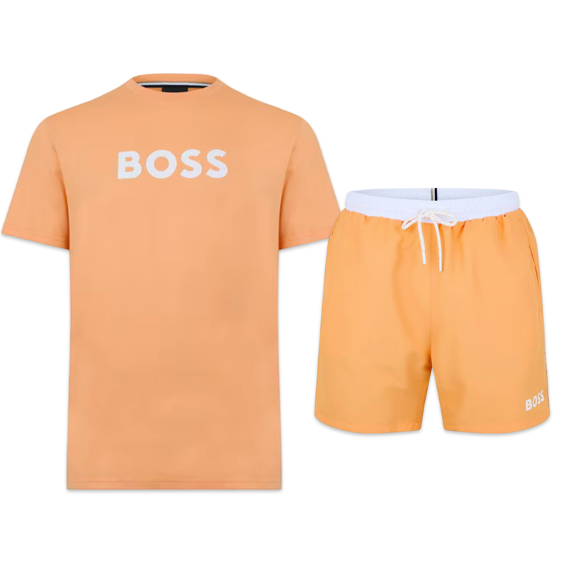 Hugo Boss Set 'Pastel Orange’