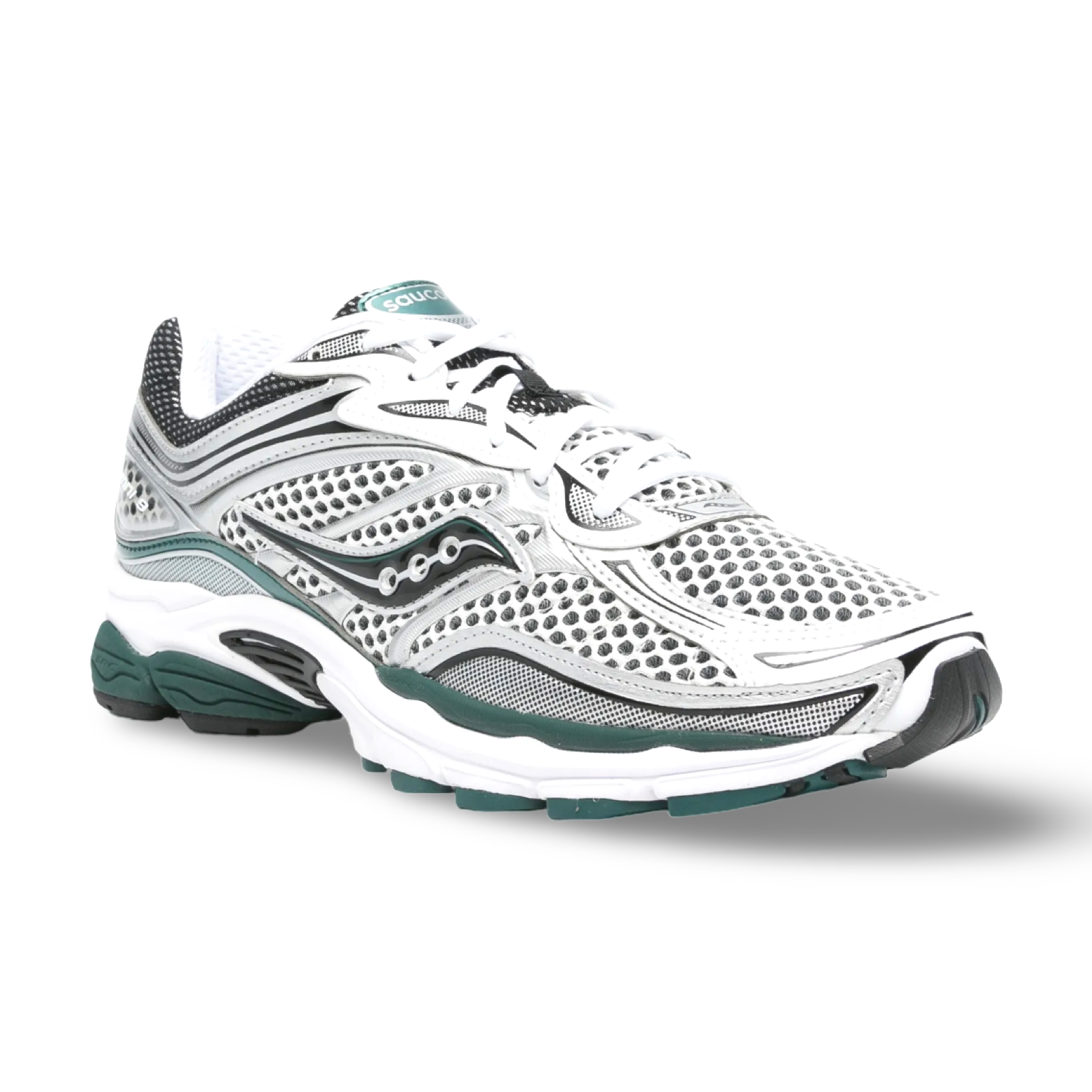 Saucony Pro Grid Trainers ’White Green’