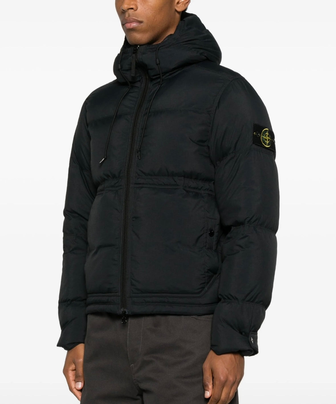 Stone Island Short Parka Jacket 'Black'