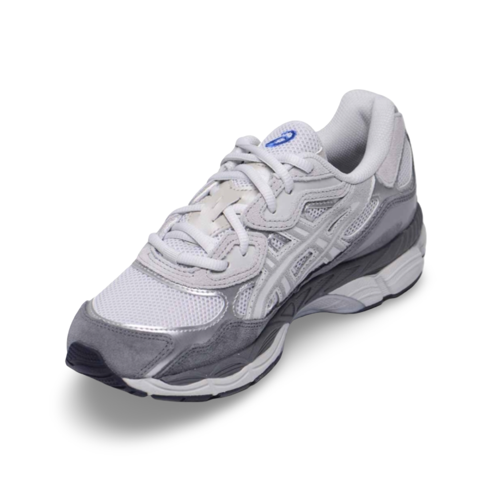 Asics Gel Trainers 'Gravel Grey/Blue'
