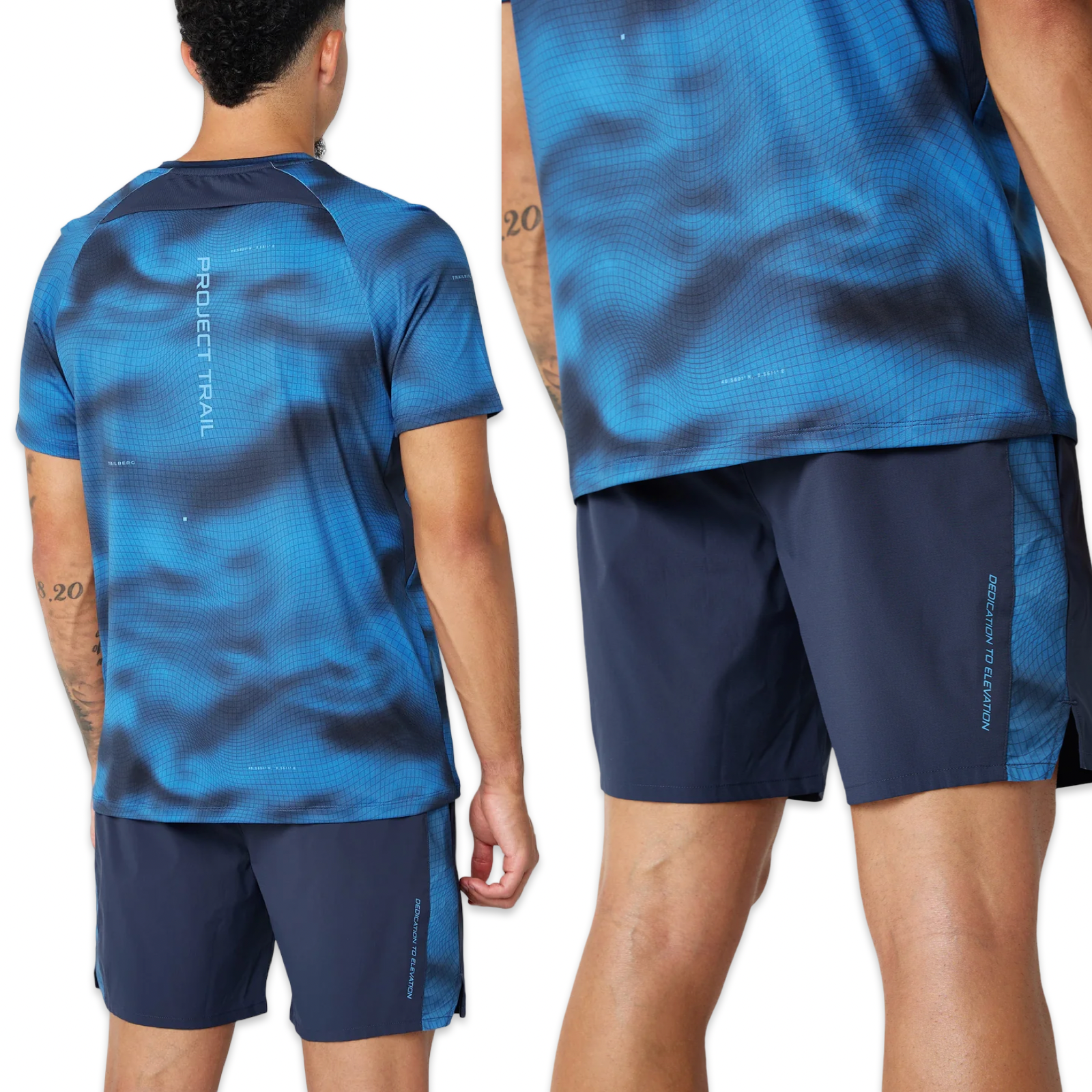 Trailberg Haze T-shirt & Shorts Set ‘Blue’