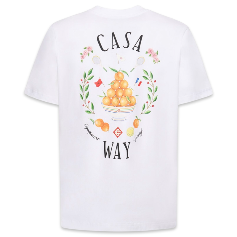 Casablanca Les D'agrumes T-shirt 'White'