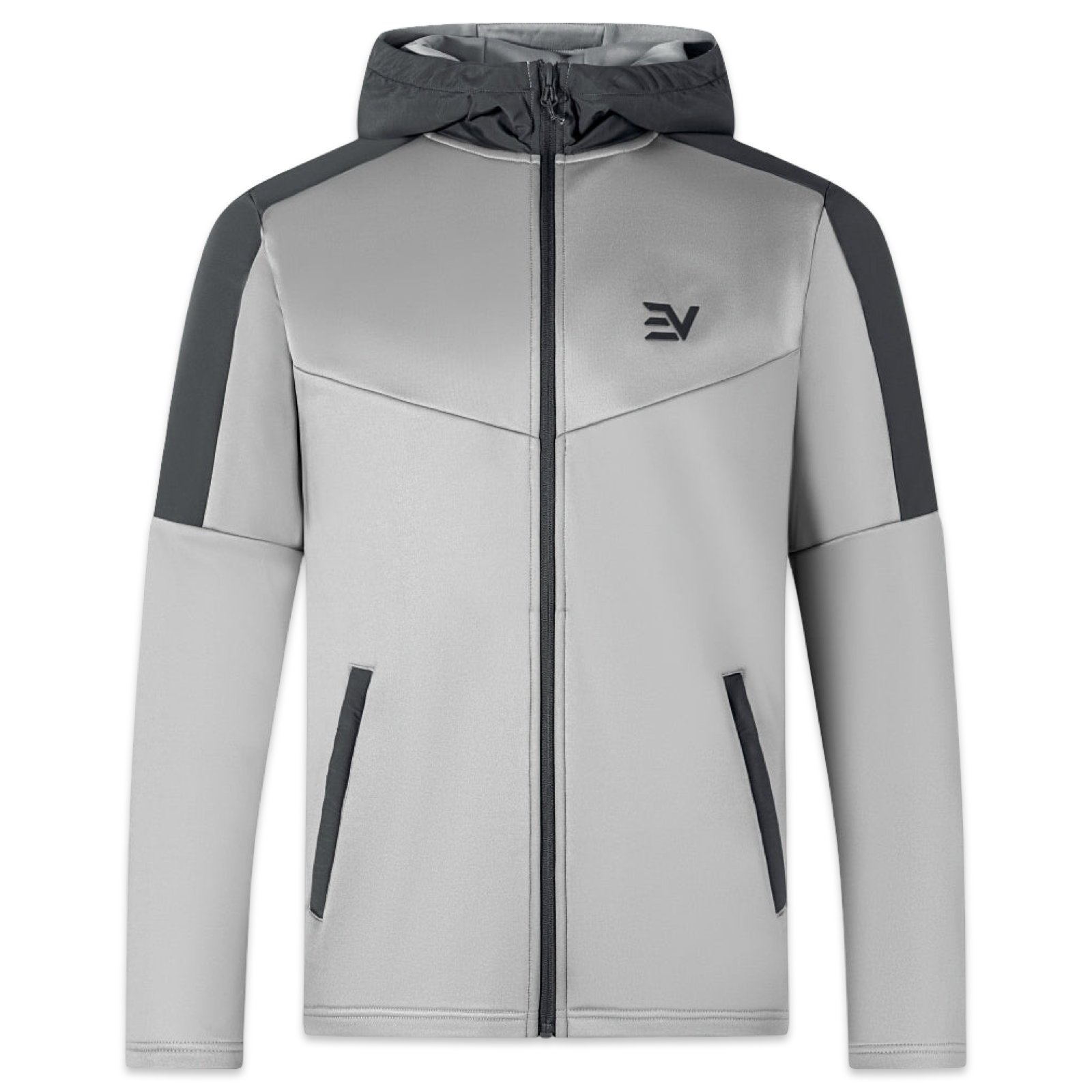 Envi-1 Light Poly Track Jacket 'Light Grey/Dark Grey'