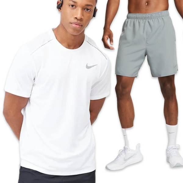 Nike Miler Set 'White & Grey’