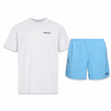 Patagonia Shorts & Tee Set ‘Ice White & Baby Blue’