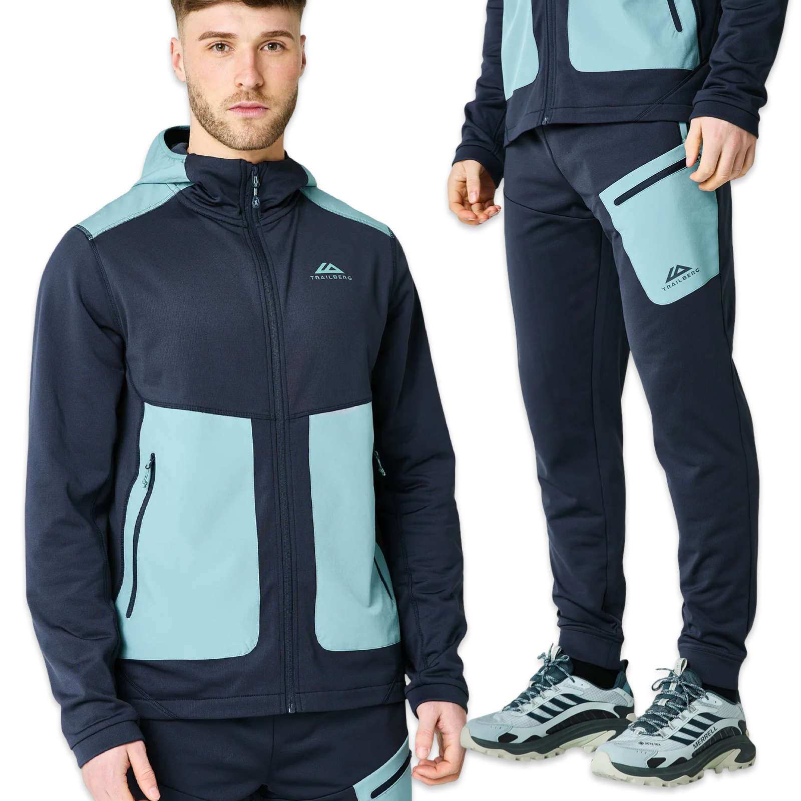 Trailberg Vale Fleece Tracksuit 'Navy'