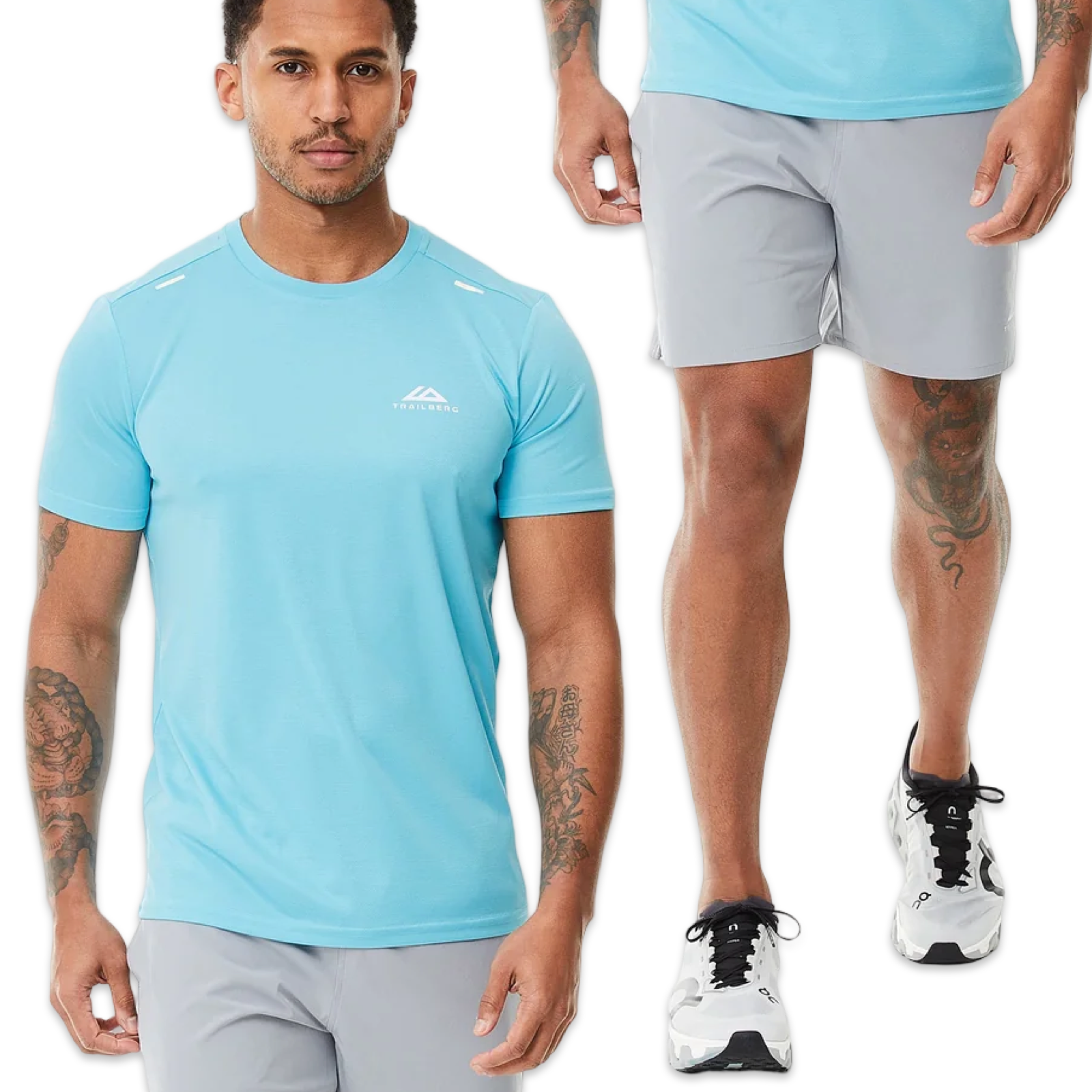 Trailberg Cloud T-Shirt & Shorts Set ‘Aqua’