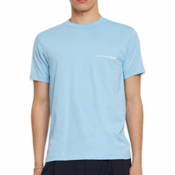 Comme Des Garcons Logo T-Shirt 'Blue'