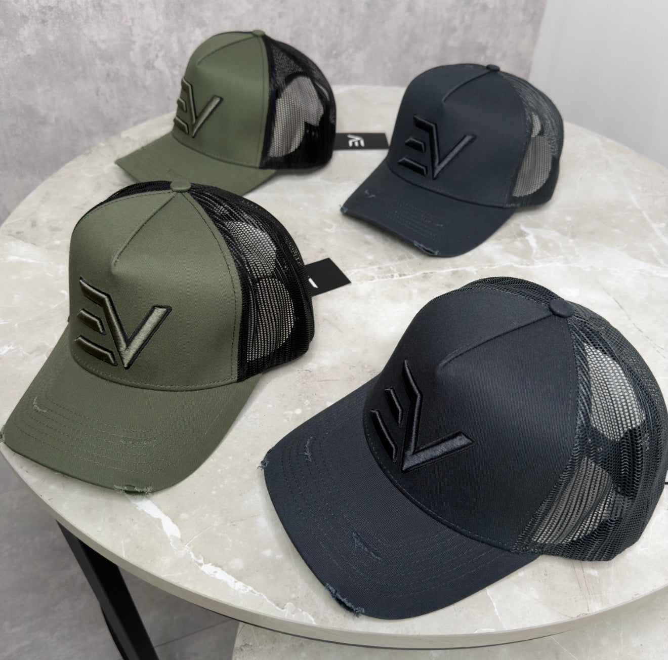Envi-1 EV Logo Trucker Hat ‘Olive Green/Black’