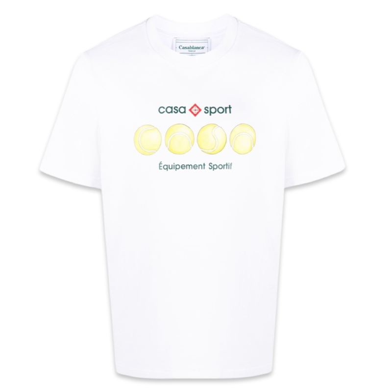 Casablanca Tennis Ball T-shirt 'White’