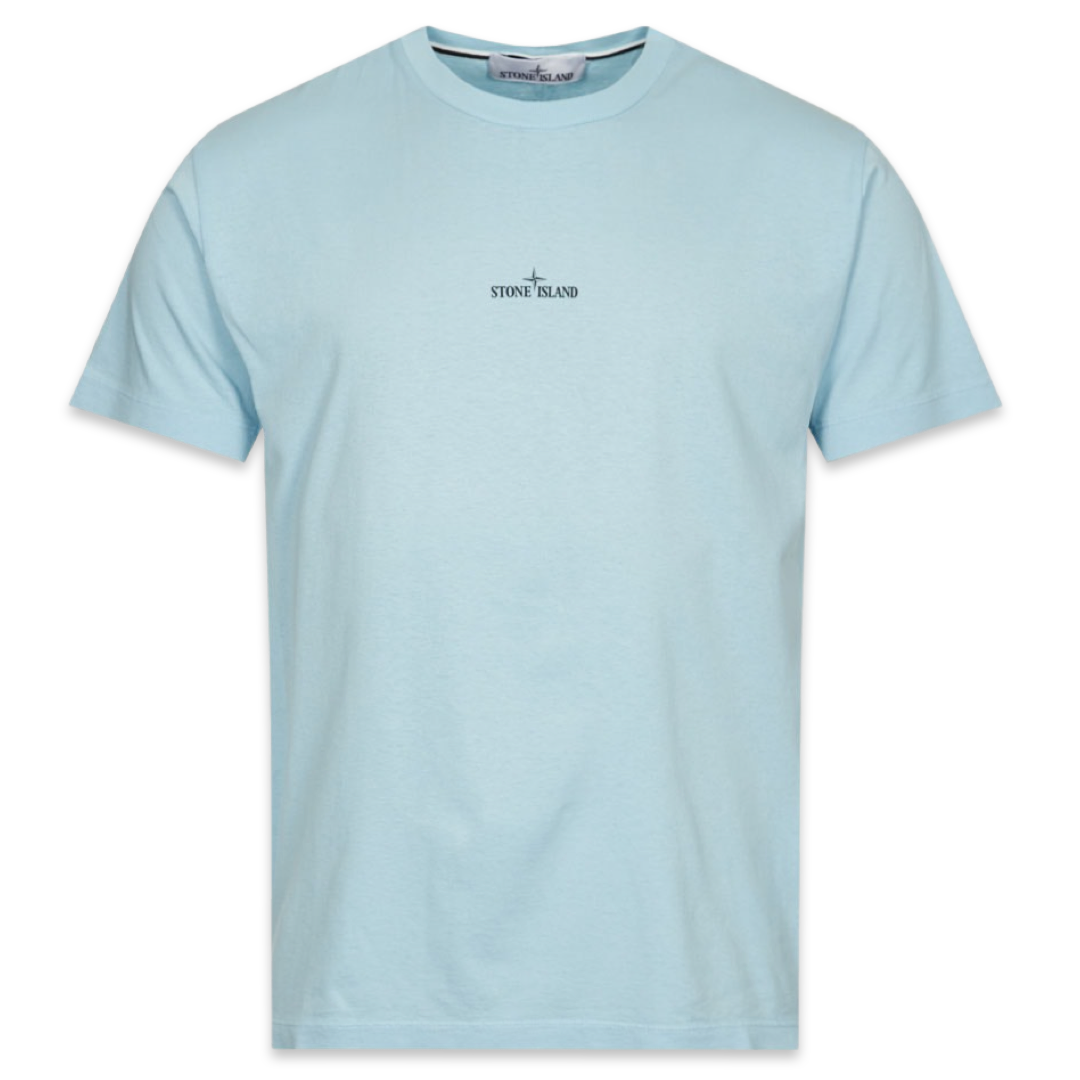 T-shirt avec logo boussole Stone Island 'Bleu Bébé'