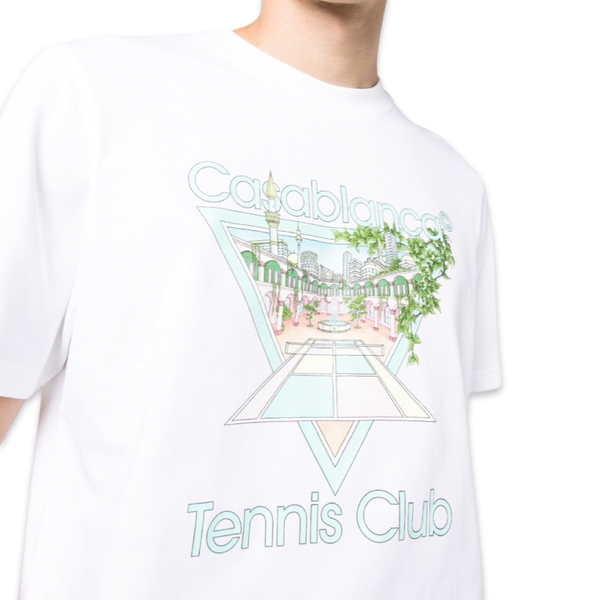 T-shirt Casablanca Tennis Club 'Blanc Menthe'