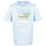 T-shirt Casablanca Tennis Club 'Bleu Bébé'