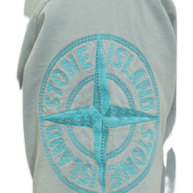 Stone Island Embroidered Logo T-shirt 'Cielo'