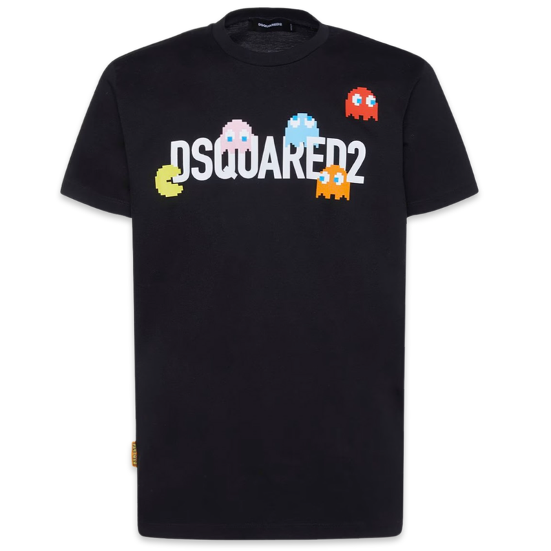 Dsquared2 Pac Man Logo T-Shirt 'Black'