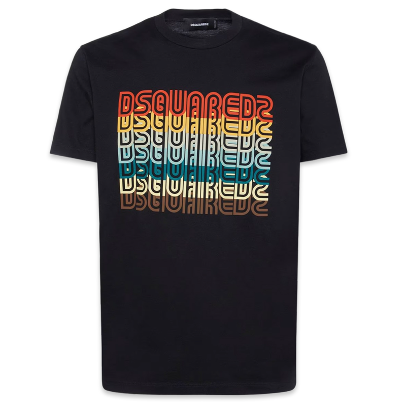 Dsquared2 Repeat Logo T-Shirt 'Black'