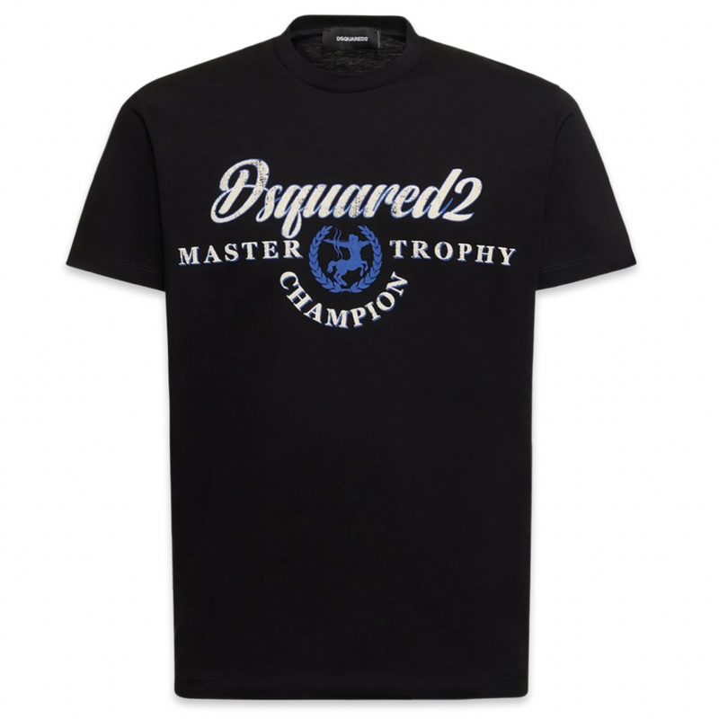 Dsquared2 Master Trophy Logo T-Shirt 'Black'