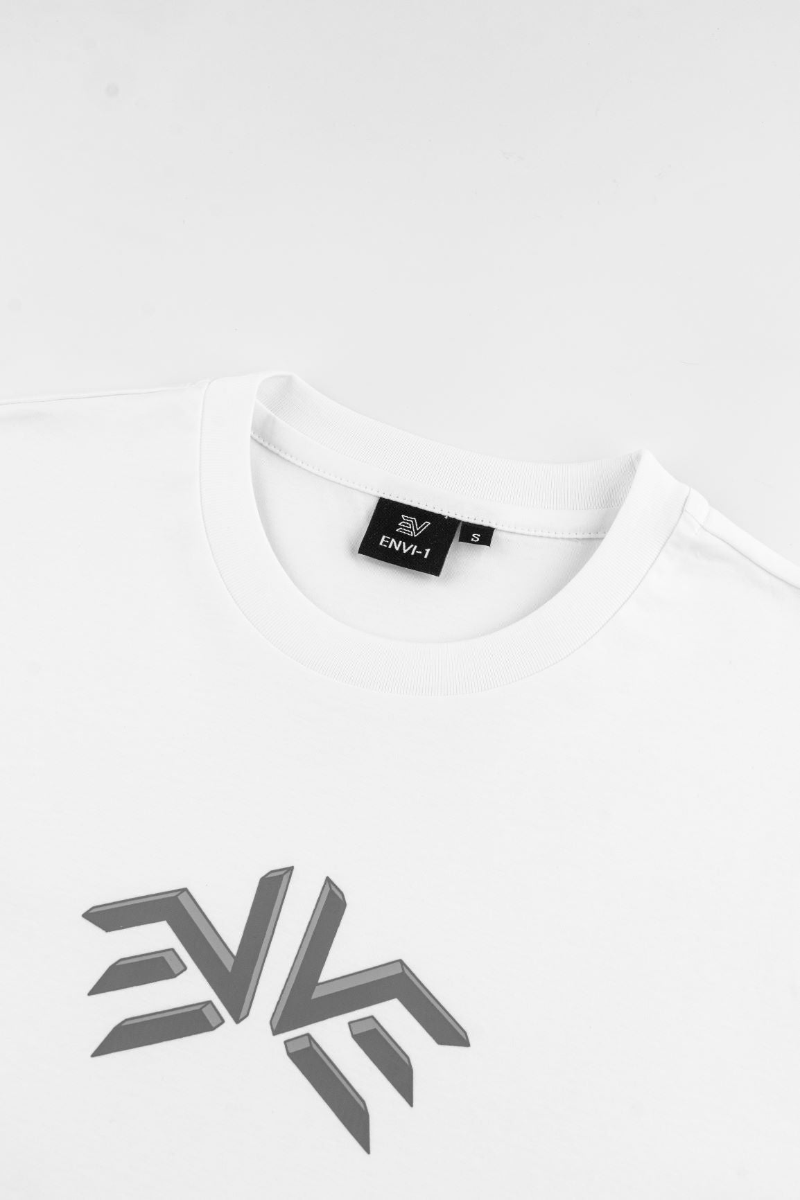 Envi-1 EV Mirror Logo t-shirt ‘White/Grey’