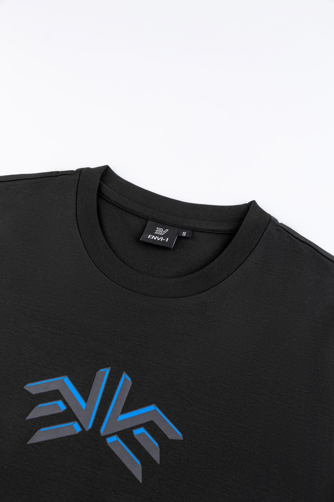 Envi-1 EV Mirror Logo t-shirt ‘Black/Royal Blue’
