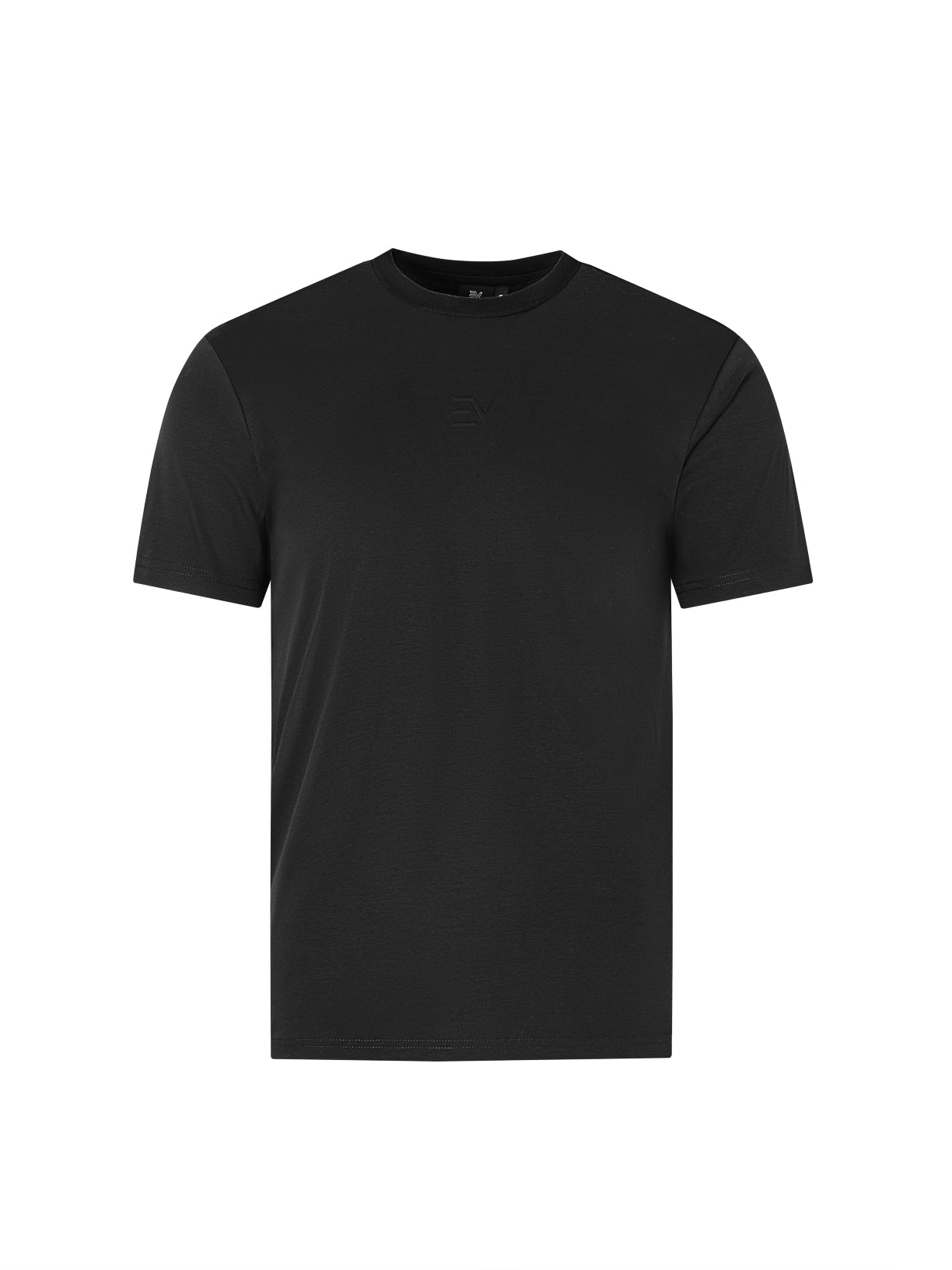 EV Embossed Logo T-Shirt - Black