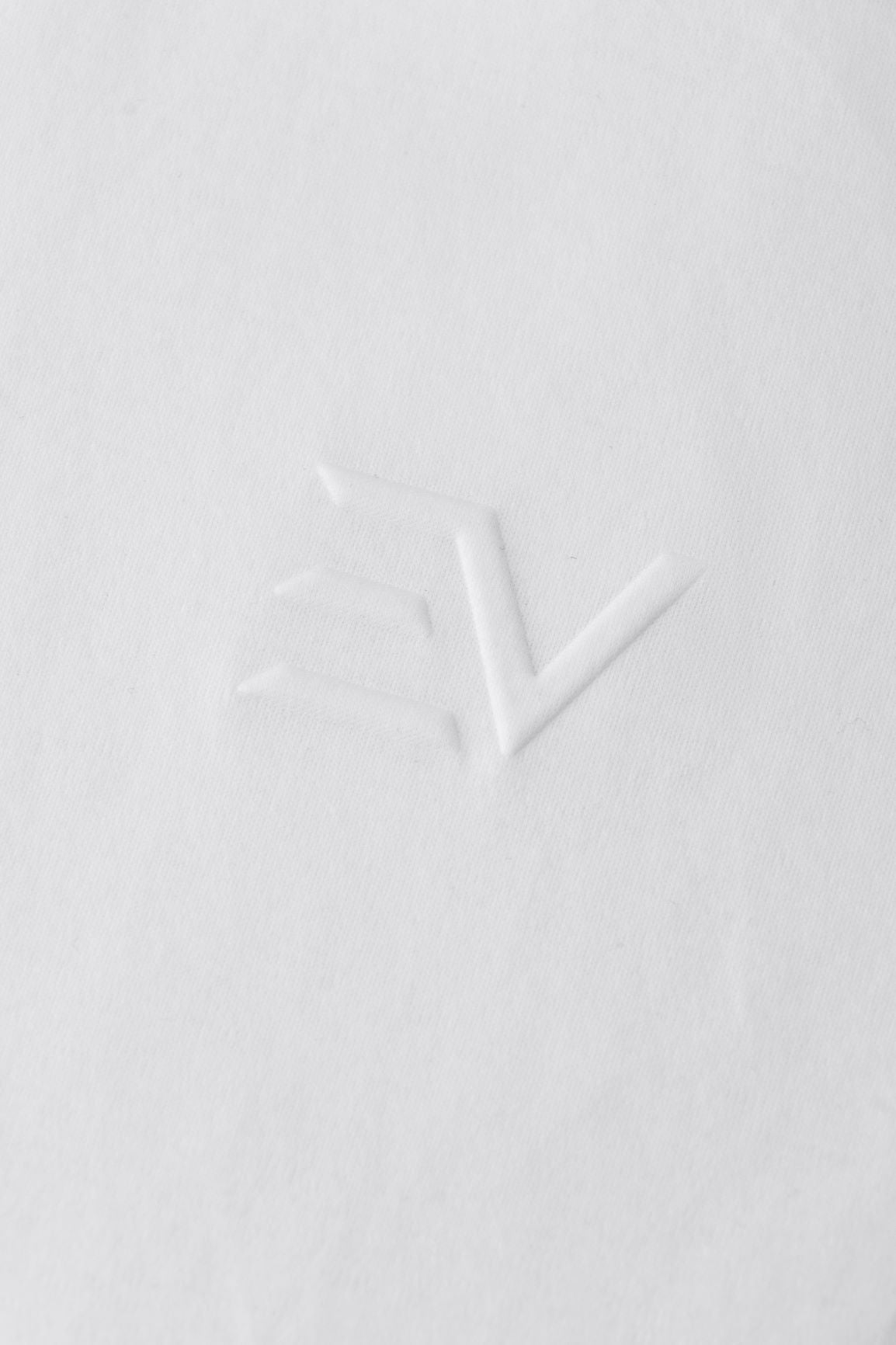 EV Embossed Logo T-Shirt - White