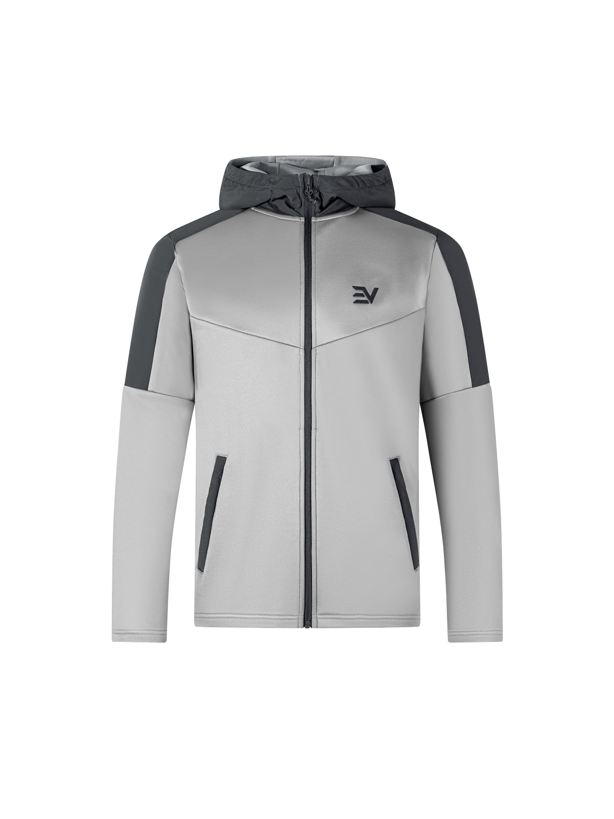 Envi-1 Light Poly Track Jacket 'Light Grey/Dark Grey'