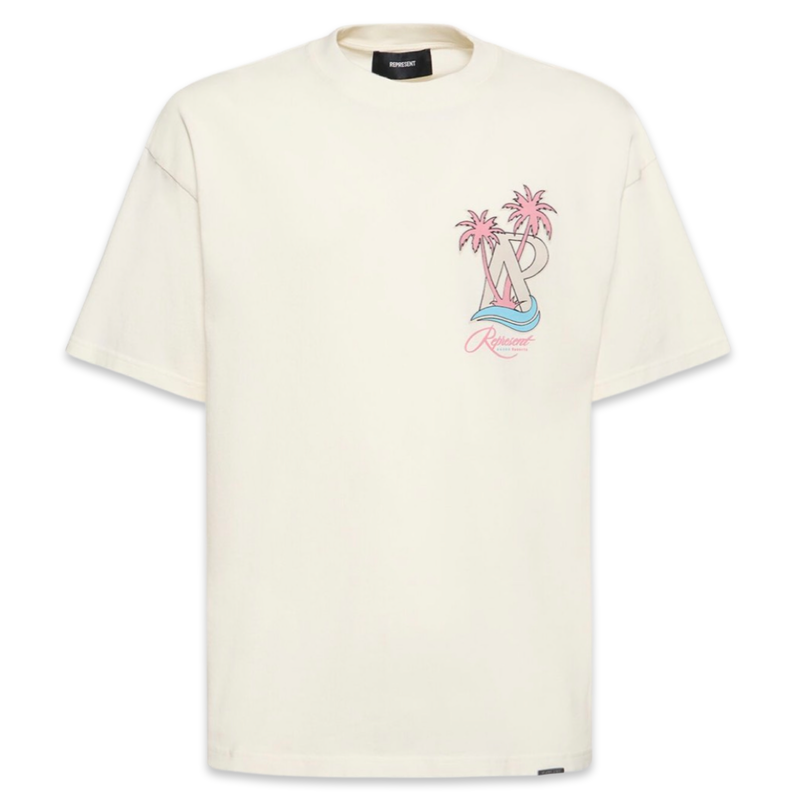 T-shirt Represent Resort 'Blanc'