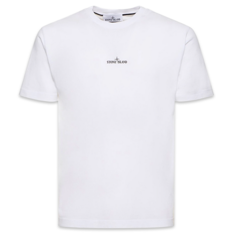 Stone Island T-shirt avec logo boussole 'Blanc'