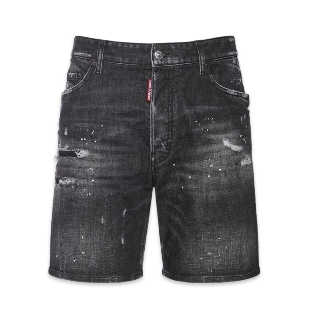 Dsquared2 Short en jean marin 'Noir'