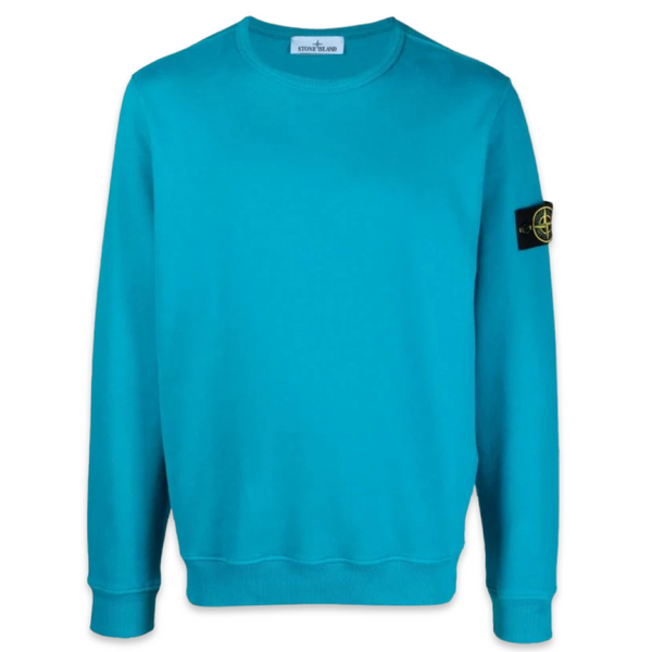 Stone Island Crew Neck Sweatshirt 'Turquoise'