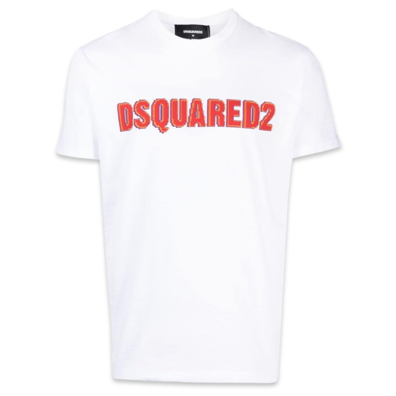 Dsquared2 Block Logo T-Shirt 'White'