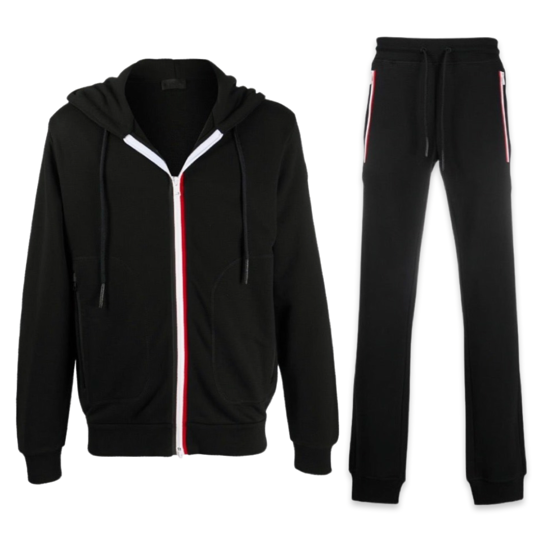 Moncler Tricolour Tracksuit ‘Black’