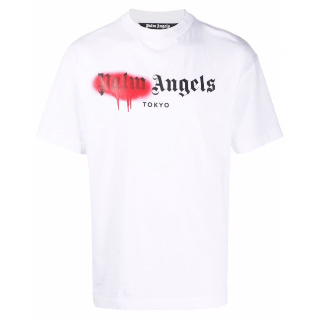Palm Angels Tokyo Spray T-shirt ‘White’