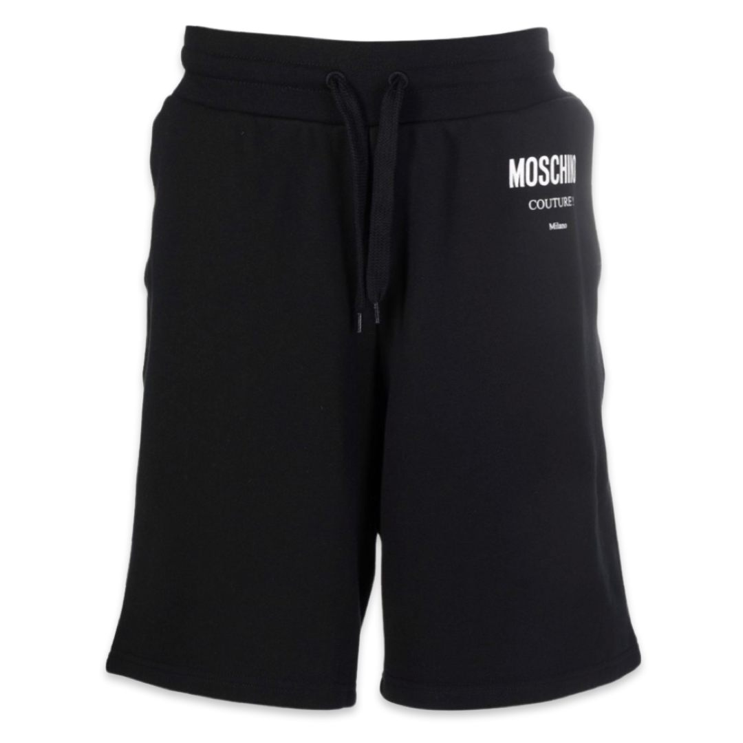 Moschino Couture Short En Coton Noir