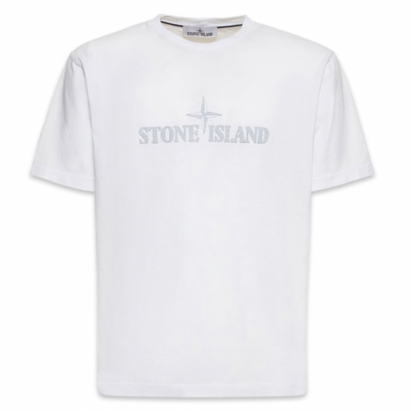 Stone Island Cielo Logo T-Shirt 'White’