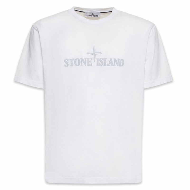 Stone Island Cielo Logo T-Shirt 'Blanc'