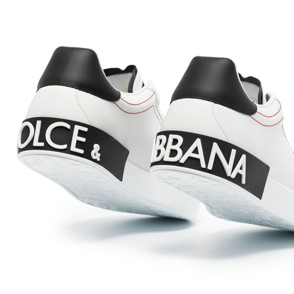 Dolce & Gabbana Portofino Sneakers 'White and Black'