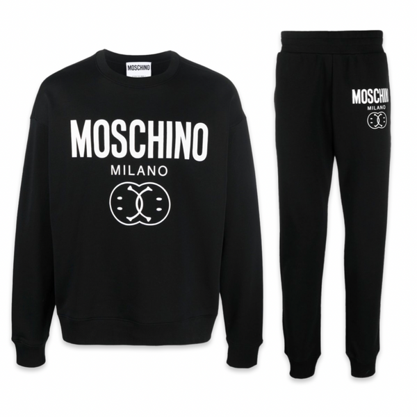 Moschino Smiley tracksuit 'Black'